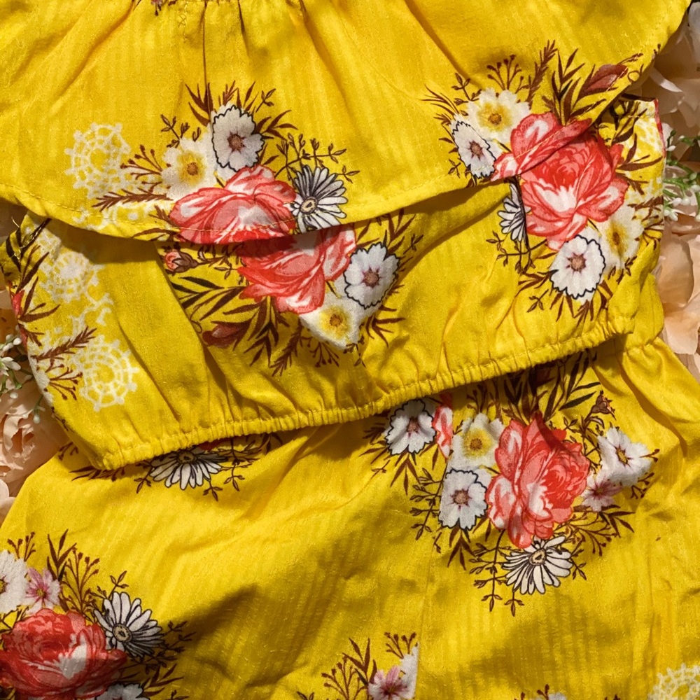 2 Piece tropical toddler outfit